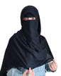 طرحة & نقاب (إسود) 